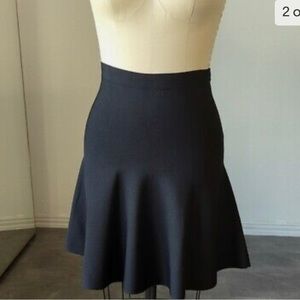 BCBG pull on black skirt. Fit and flare